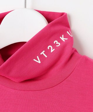 23区GOLF 定番あたたかインナー【WOMEN】エニワイズ無地 カットソー ピンク系