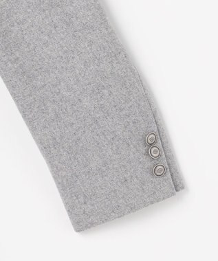 JOSEPH ABBOUD 【キングサイズ・ソフト/JAPANファブリック/LIBERTY柄裏地】ムリネフランネル ジャケット ライトグレー系