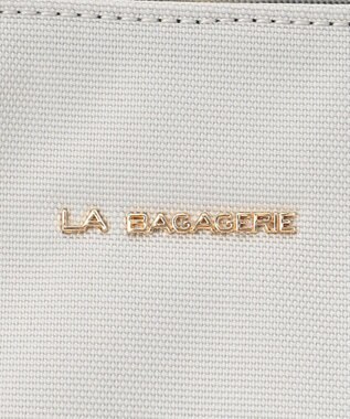 LA BAGAGERIE ポリエステルキャンバス　A4トート アイボリー