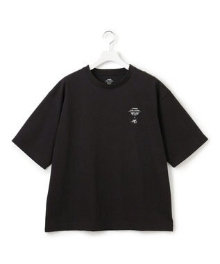 J.PRESS YORK STREET 【UNISEX】【NAO YOSHIHARAコラボ】MAIKO グラフィック Tシャツ ブラック系