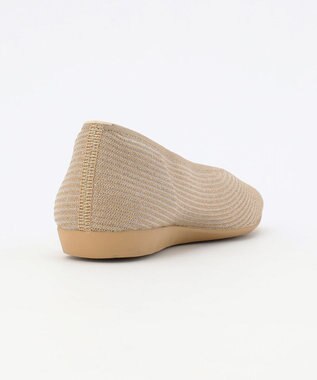 steppi シースルー スクエア パンプス ゴールド