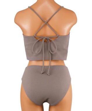 San-ai Resort（三愛水着楽園） ３点セット水着　9M・11L【San-ai Resort（サンアイリゾート）】 グレー