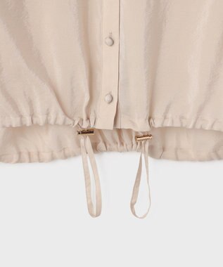 GRACE CONTINENTAL メッシュコンビシアーブルゾン ベージュ