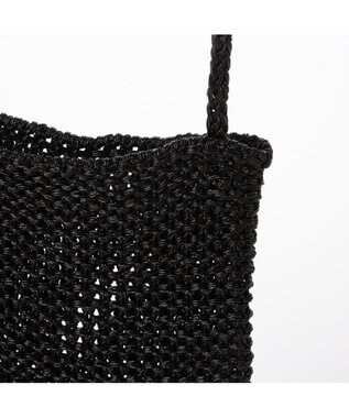 UNBILLION カシュカシュ cachecache / メタリックニットスマホショルダーバッグ ブラック