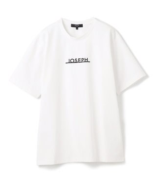 JOSEPH HOMME 【WEB・一部店舗限定】 ライトダブルジャージーロゴプリント　半袖Tシャツ ホワイト系