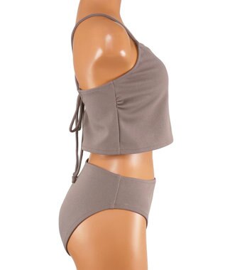 San-ai Resort（三愛水着楽園） ３点セット水着　9M・11L【San-ai Resort（サンアイリゾート）】 グレー