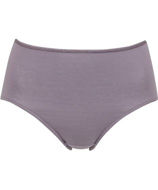 Wing ショーツ 【綿の贅沢 オーガニック】 はきこみ丈ふかめ EC3000 ウイング／ワコール バイオレット