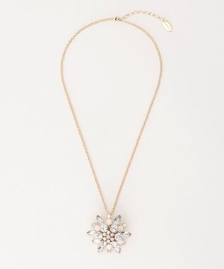 TOCCA NOBLE FLOWER BROOCH NECKLACE 2WAY ブローチネックレス ホワイト系