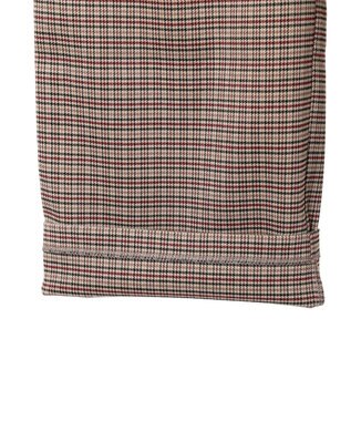 earth music&ecology チェックストレートパンツ Check Beige