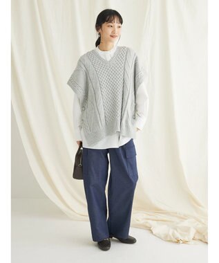 CRAFT STANDARD BOUTIQUE ストレッチカーゴパンツ Navy