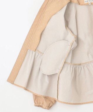 組曲 KIDS 【150-160㎝】ランダムドット ブルゾン ベージュ系5