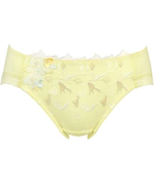 Wing ショーツ　【スキマフィットブラ】　KB2363とペア　やさしいフィット感　はきこみ丈あさめ　ウイング／ワコール　KF2863 イエロー