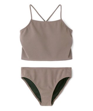 San-ai Resort（三愛水着楽園） ３点セット水着　9M・11L【San-ai Resort（サンアイリゾート）】 グレー