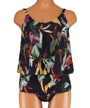 San-ai Resort（三愛水着楽園） ロングパンツセット　9M・11L　【Coral veil（コーラルヴェール）】 ネイビー