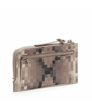 A.D.M.J. 【牛革】スネーク型押し/オーガナイザーパース サンド