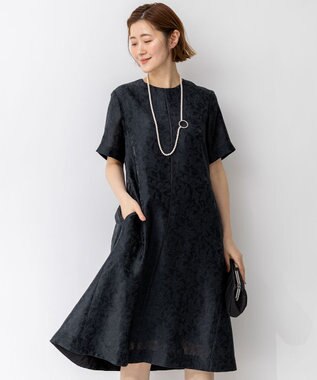 23区 L 【APPLAUDIR】シアーフラワージャカード ドレス