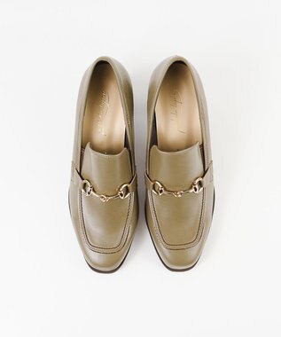 BONTRE 【pied du lapan/ピエドラパン】ビット付ヒールパンプス/50678ZE カーキ