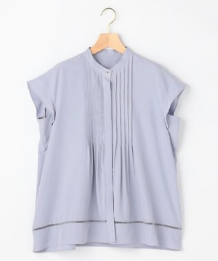 組曲 S 【先行予約】スムースクロス ピンタックブラウス