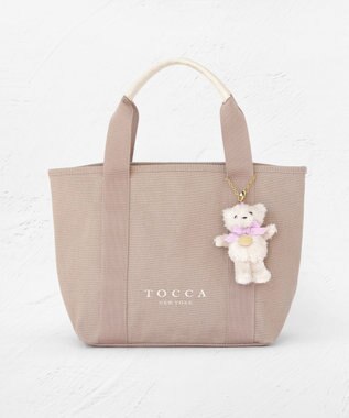 【ぬいぐるみチャーム付き】TOCCA AMICO CANVAS TOTE キャンバストート