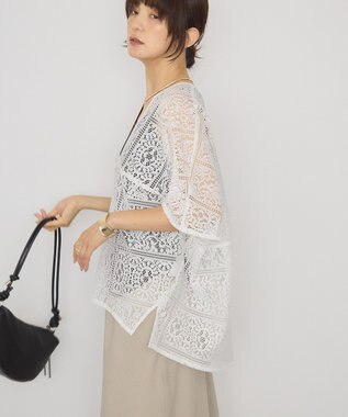 AMERICAN HOLIC レースコクーンプルオーバー Off White