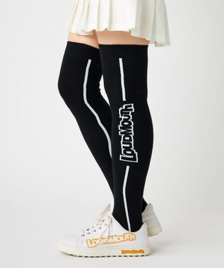 FILA GOLF／marie claire 【LOUDMOUTH】ロゴ入りニーハイソックス