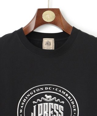 J.PRESS MEN 【WEB限定】オーバルロゴ Tシャツ ブラック系