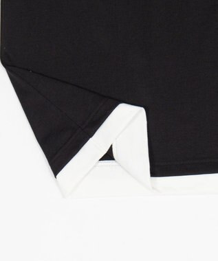 WEGO 【ユニセックス着用ITEM】フェイクレイヤードTパーカー ブラック