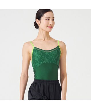 Chacott キャミソールレオタード エメラルドグリーン