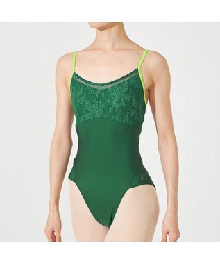 Chacott キャミソールレオタード エメラルドグリーン
