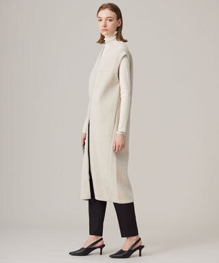 ICB 【洗える】コットンシェニール ジレワンピース トープ系