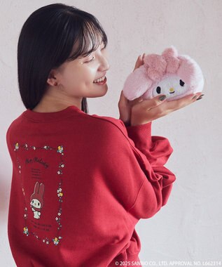 earth music&ecology マイメロディ＆クロミ／ｅａｒｔｈ　フェイスポーチ Pink