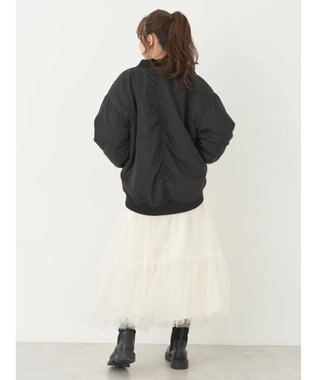 earth music&ecology リバーシブルＭＡー１ Black