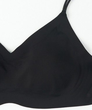 WACOAL ノンワイヤーブラ 【GOCOCi ゴコチ】 ラクなのにしっかりフィット 立体的なバストシルエット レディース ハーフトップ ブラトップ CGG233 /ワコール ブラック