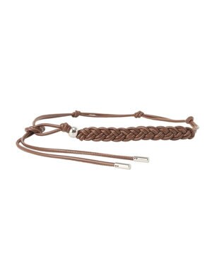 AMERICAN HOLIC メタルポイントロープベルト Brown