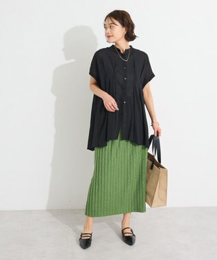 CRAFT STANDARD BOUTIQUE 【追加】ヴィンテージボイルタックチュニック Black