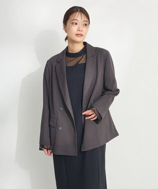 CRAFT STANDARD BOUTIQUE Ｗテーラードジャケット Dark Gray