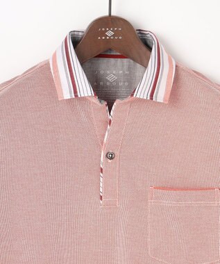 JOSEPH ABBOUD 【愛されて21年！オーガニックコットン使用】ダディ ポロシャツ オレンジ系