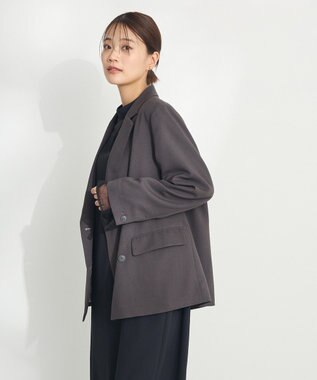 CRAFT STANDARD BOUTIQUE Ｗテーラードジャケット Dark Gray