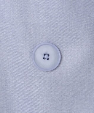 自由区 【洗える】ハーフスリーブ ジャケット サックス