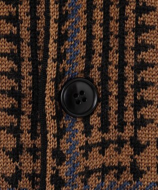 J.PRESS MEN ダブルジャガードニットベスト ブラウン系7