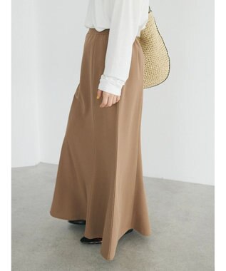 CRAFT STANDARD BOUTIQUE カットジョーゼットスカート Mocha