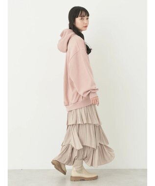 earth music&ecology 裏起毛パーカー Pink