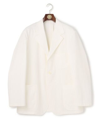 J.PRESS MEN 【J.PRESS ORIGINALS】Silk Seersucker 3B Sack Jacket / Japan Made ホワイト系