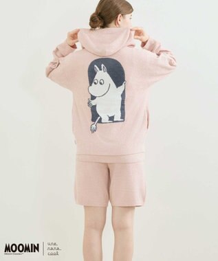 une nana cool 【ムーミン】 MOOMIN * une nana cool  なめらかふわふわフルジップパーカー OR