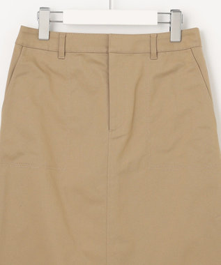 J.PRESS LADIES S 20チノストレッチ スカート ベージュ系