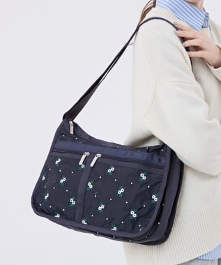 LeSportsac DELUXE EVERYDAY BAG/フローラルラティスEMB フローラルラティスEMB