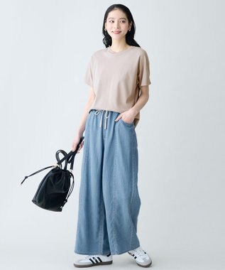 ANY プレミアムコットンベーシックＴシャツ グレージュ
