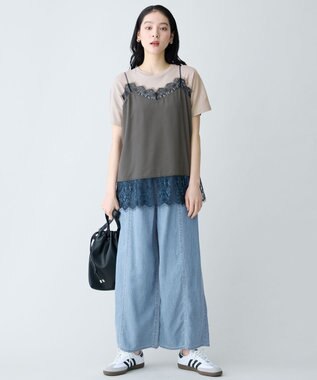 ANY プレミアムコットンベーシックＴシャツ グレージュ