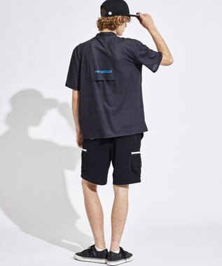 PW CIRCULUS 【MEN】ワッフルショーツ ブラック系