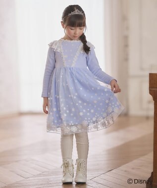 ANY KIDS 【Disney（ディズニー）】FROZEN / なりきりワンピース ブルー<エルサ>